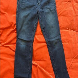 Level 99 Blue Skinny Jeans Classic Style